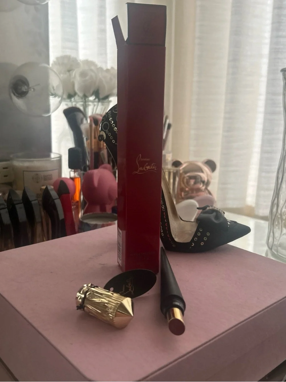 Christian Louboutin rouge stiletto Latick Redwood 157 L
